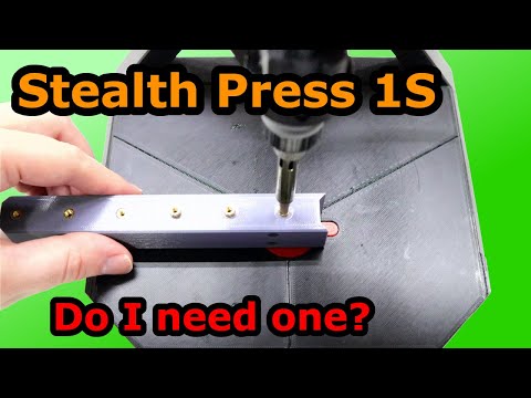 Heatset insert presses. Are they worth it? | Testing the Stealth Press 1S design.