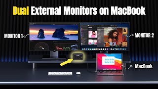 Best MacBook Dock for Dual Monitors? TobenONE UDS038M Docking Station Setup