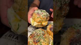 CHICKEN VODKA PARM HOT HONEY GARLIC KNOTS at Galleria of Merrick on Long Island NY! 🔥 #DEVOURPOWER