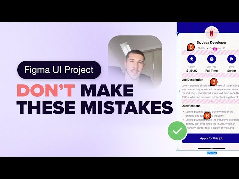 Figma (App) UI Design Like a Pro - Improving Usability, Accessibility and Interaction Design