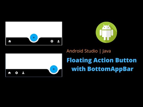 How to Add a Floating Action Button to a Bottom Navigation - Android Studio Tutorial
