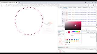 How to Create Objects Around the Circle using HTML, CSS and JavaScript | Demo