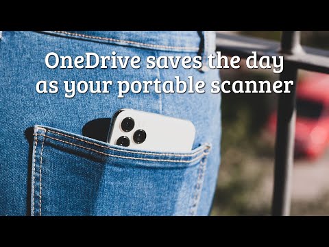 OneDrive saves the day as your portable scanner