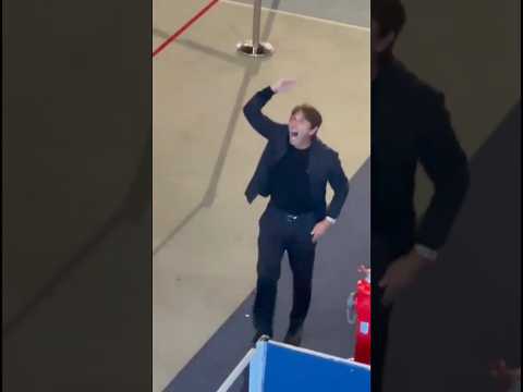 L'esultanza di Antonio Conte dopo Napoli-Genoa.