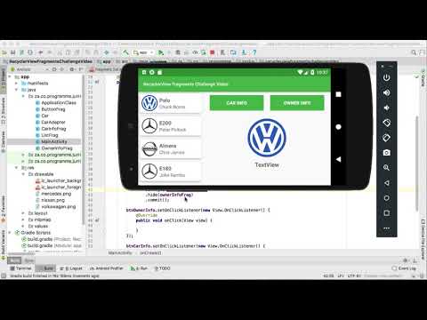 54   Solution to Fragments and RecyclerView Challenge Part 3