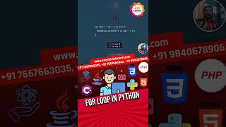 Learn For Loops in Python  #pythonlearning #pythontutorial #forloop