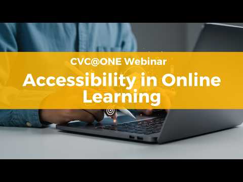 Accessibility in Online Learning