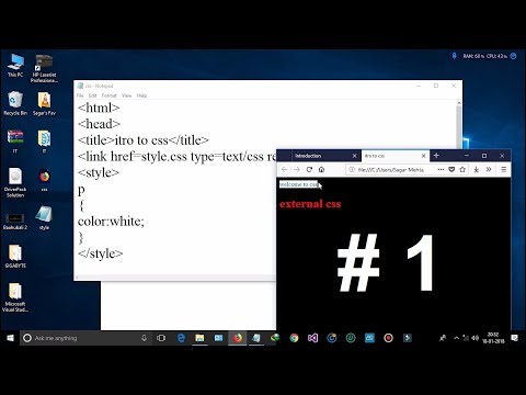 Introduction To Css,Types Of Css[Hindi]