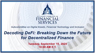 Decoding DeFi: Breaking Down the Future for Decentralized Finance (EventID=117567)