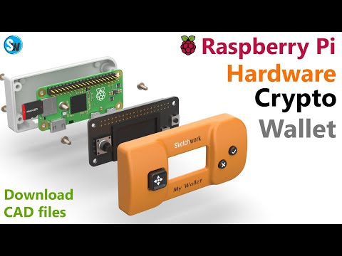 Raspberry pi Zero Hardware crypto wallet Enclosure design | DIY Project 2022
