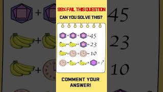 99% Fail This Math Quiz! Can You Solve It? #mathchallenge #braintest