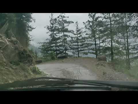 Driving in hilly area