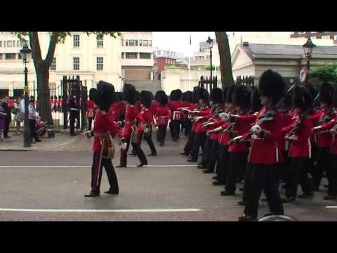 Trooping the Colour 2010   Guards Return