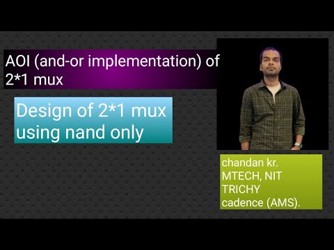 #AOI #and-orgate implementationof#2*1 mux #lec10