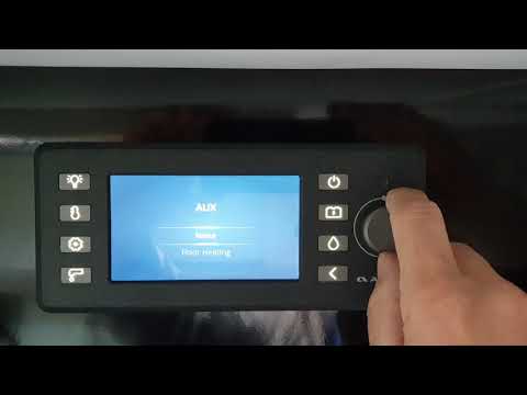 Adria panel  - floor heating activation