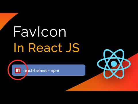 How to Add FavIcon in React Js  ? | React Js