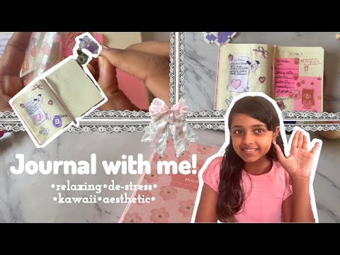 Journal with me ✨🎀| aesthetic | Violet._.Vlogs-21