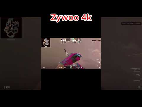CS2 Zywoo 4k Anubis  #cs2 #ak47