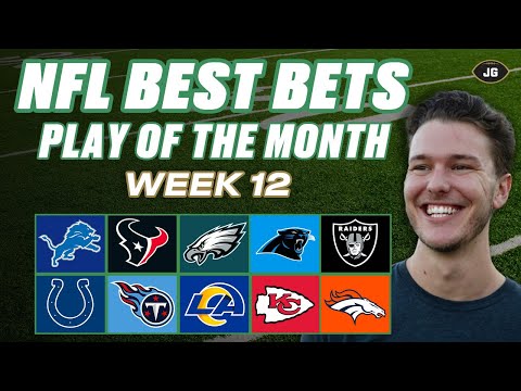 Week 12 NFL Picks & Best Bets (Play of the Month) | Sunday Night Football Picks, Player Props,