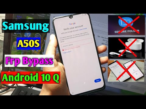 Samsung A50S Frp Unlock/Bypass Google Account Lock Android 10 Q No Bluetooth No Secure Folder | 2021