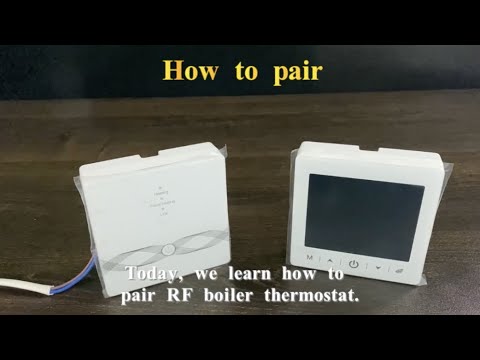 How to pair RF boiler thermostat. -23
