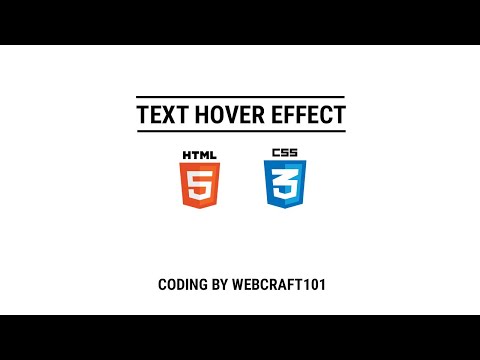 "Hovering Elegance: Create Simple Text Hover Effects with HTML & CSS - YouTube Tutorial!"