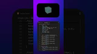 How to make 3d cube using html or css #html #css #javascript #java #python #coding
