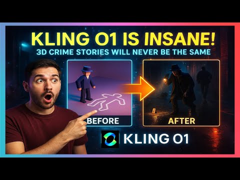 Kling O1 Is Insane: The New AI Tool Changing 3D Crime Story Videos Forever!