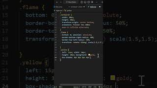 Create a  Flame  with HTML & CSS | Beginner Web Development Tutorial