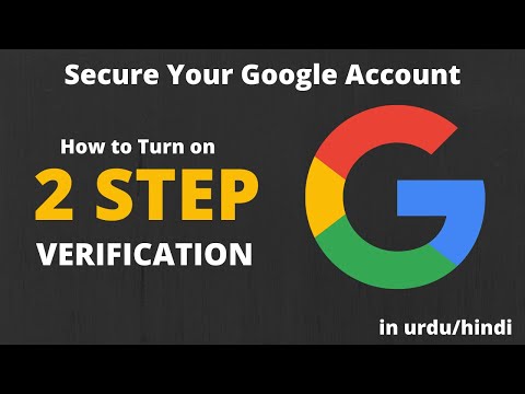 how to turn on 2step verification for google account