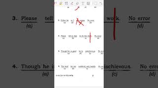 Spotting Errors for CDS, NDA, AC #youtubeshorts #shorts #error #spotting #error #errorspottingquiz