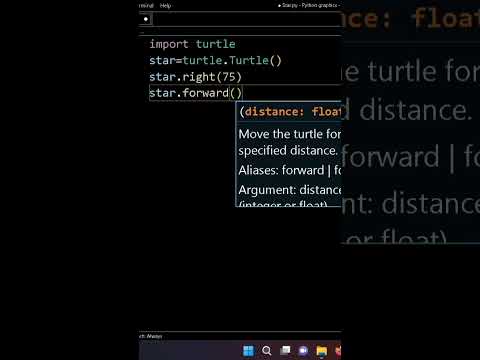 Python Star #coding #programming #python #shorts