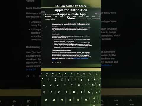 Finally we can install iOS app outside the App Store | Europe exclusive  ❤️ #apple #europe #appstore