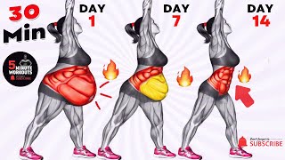 30 Min Standing Exercises to Get a FLAT STOMACH Faster 🔥Get Flat Abs 🔥 Killer Home Workout