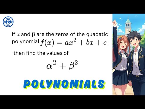 If alpha and beta are the zeros of the quadratic polynomial f(x) = ax^2 + bx + c then find