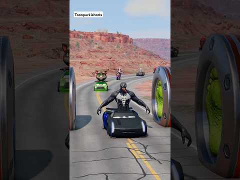 Hulk Foot Vs Cars #talkingtom #venom #aicartoons