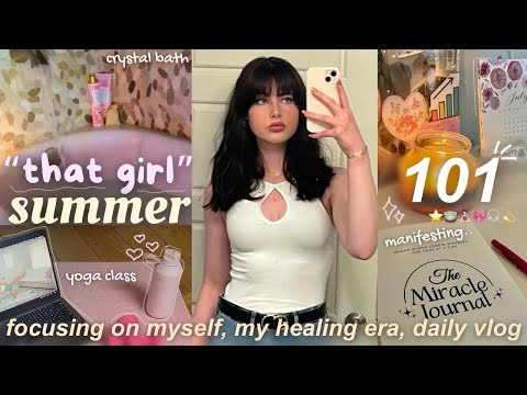 how to glow up over the summer 🌙  THAT girl spiritual night routine & wellness era