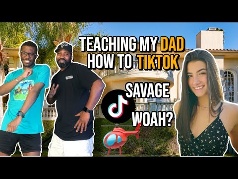TEACHING MY DAD TIKTOKS