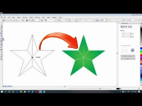 how to make a star logo | how to create a simple star logo | simple star logo