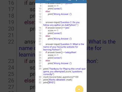 Questions with python program 🎯 #shorts #youtubeshorts #youtube #love #python