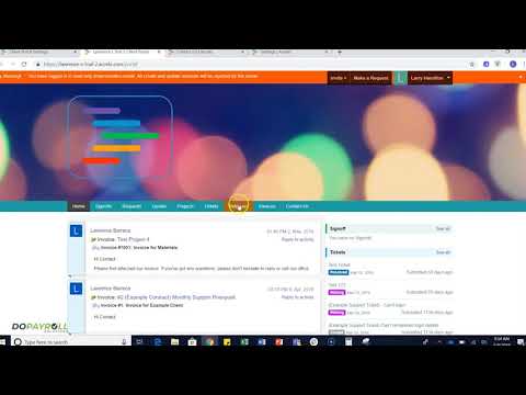 Client Portal Settings