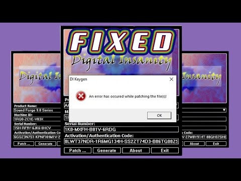 Solve/Fix "An Error Has Occurred While Patching The File" When Cracking Sony Acid 7 2023 Easy Trick