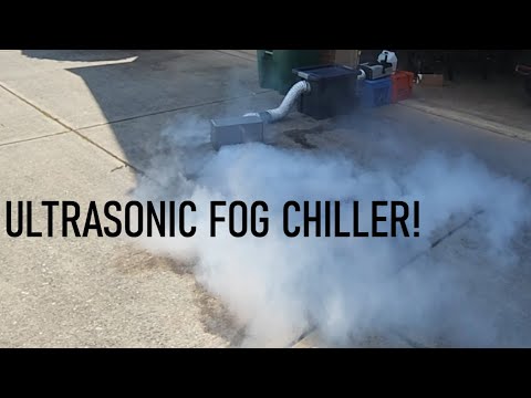 Making a fog chiller using an ultrasonic mister