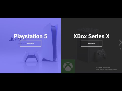 Split Landing Page- Free Source Code