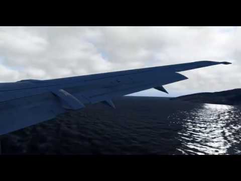 Funchal Madeira (LPMA) Circle To Land RWY 05 - X Plane 11.41 - IXEG B737-300