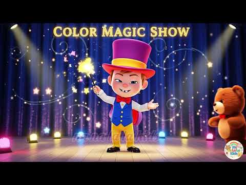 🎨Color Magic Show | Learn Colors with Magic Boy | Fun Kids Song | Na Na La La Kids #magic #colors