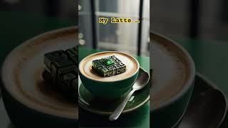 When my latte encountered the #borg #aliens #aigraphics