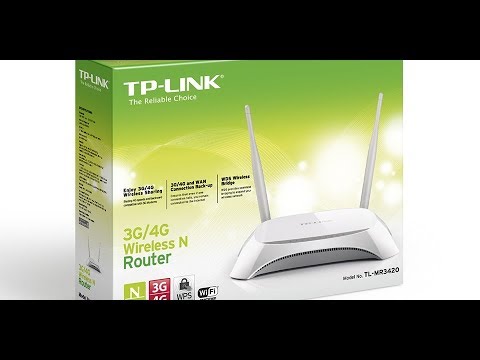 TP Link MR3420 Wireless Router Unboxing