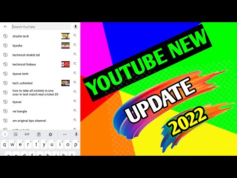 YouTube New Update 2022 | Current YouTube App New Update Bangla Tutorial 2022