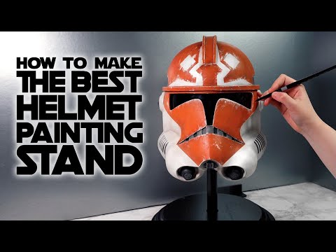 How to Make the PERFECT Helmet Stand for Prop Painting